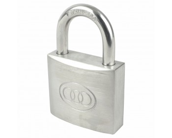 40mm Tri-Circle Stainless Steel Padlock
